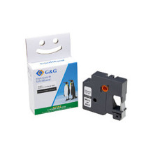 G&amp;G label tape compatible with DYMO D1 / S0720610 / 45021