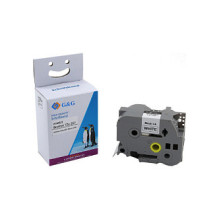 G&amp;G label tape compatible with Brother TZe-261