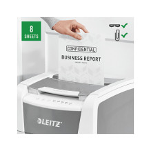 LEITZ Aktenvernichter IQ 150 Autofee P4 / 4x28 / 150 Blatt / 44l / Klamm / Kred / LEITZ Aktenvernichter IQ 150 Autofee P4 / 4x28 / 150 Blatt / 44l / Klamm / Kred /