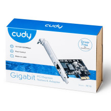 Tinklo Plokštė - Cudy PE10 Gigabit Ethernet PCI Express Vidinė