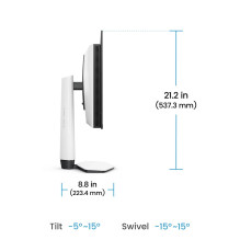 BenQ EX271QZ kompiuterio monitorius 67,3 cm (26,5 colio) 2560 x 1440 pikselių 2K OLED Balta