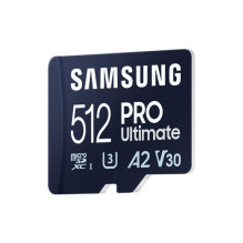 Samsung Pro Ultimate MicroSDXC kortelė 512 GB, 10 klasė, UHS-I / U3 A2 V30 (MB-MY512SA / WW) Samsung Pro Ultimate MicroSDXC kortelė 512 GB, 10 klasė, UHS-I / U3 A2 V30 (MB-MY512SA / WW)