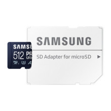 Samsung Pro Ultimate MicroSDXC kortelė 512 GB, 10 klasė, UHS-I / U3 A2 V30 (MB-MY512SA / WW) Samsung Pro Ultimate MicroSDXC kortelė 512 GB, 10 klasė, UHS-I / U3 A2 V30 (MB-MY512SA / WW)