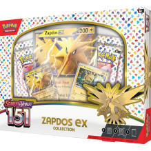 Kolekcinis kortų žaidimas - Pokémon Scarlet & Violet—151 Zapdos ex Box Set Kolekcinis kortų žaidimas - Pokémon Scarlet & Violet—151 Zapdos ex Box Set