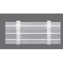 Curtain strip 2.75.170.2, 7.5 mm, white