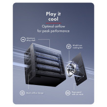 Skirta 5x 2,5 colio / 3,5 colio SATA HDD į USB 3.2 Gen 1, 5 Gbps, RAID 0, 1, 10, 3, 5, viengubas, didelis, klonuotas Skirta 5x 2,5 colio / 3,5 colio SATA HDD į USB 3.2 Gen 1, 5 Gbps, RAID 0, 1, 10, 3, 5, viengubas, didelis, klonuotas