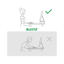 LEITZ Ergo Monitor Stand, Dark Grey LEITZ Ergo Monitor Stand, Dark Grey