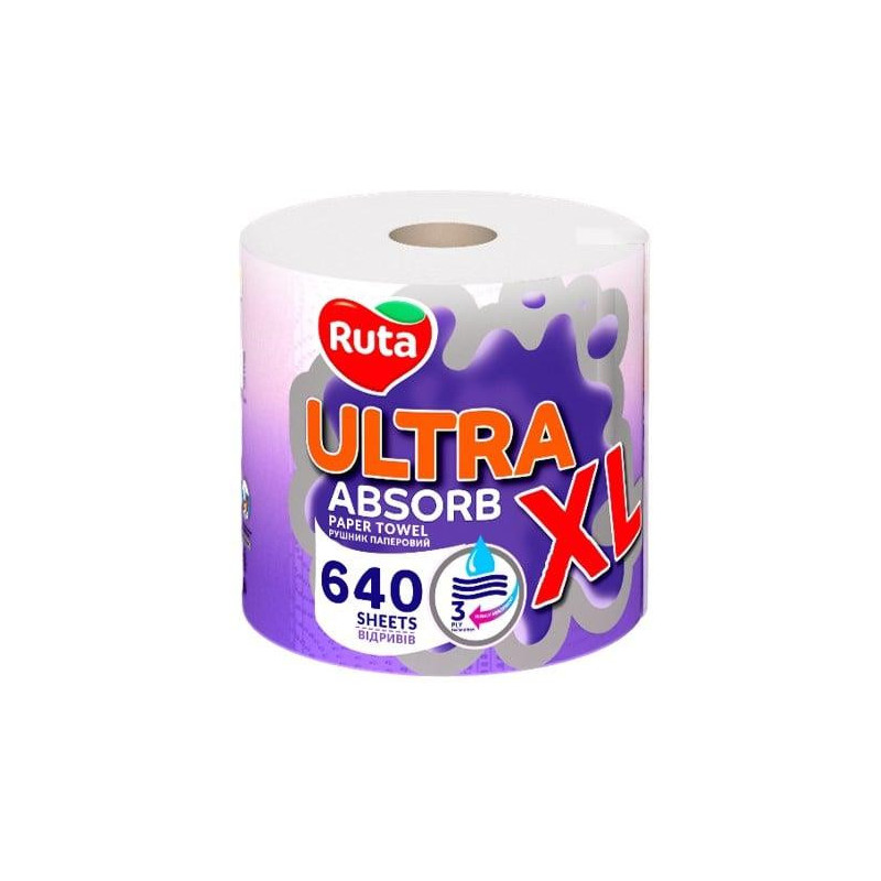 PAPER TOWELS RUTA ULTRAXL 3PLY 640SH