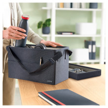 Desk Sharing Tasche m. Deckel grau, 200x235x355 (BxHxT) Desk Sharing Tasche m. Deckel grau, 200x235x355 (BxHxT)