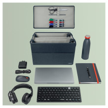 Desk Sharing Tasche m. Deckel grau, 200x235x355 (BxHxT) Desk Sharing Tasche m. Deckel grau, 200x235x355 (BxHxT)