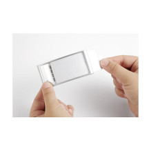 DURABLE Namensschild Classic m Magnet 34x74mm 10 St silber DURABLE Namensschild Classic m Magnet 34x74mm 10 St silber