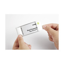 DURABLE Namensschild Classic m Magnet 34x74mm 10 St silber DURABLE Namensschild Classic m Magnet 34x74mm 10 St silber