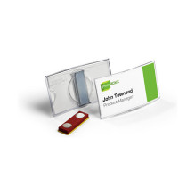 DURABLE Namensschild konvex m Magnet 40x75mm 25er Pck