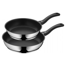 WMF 733026299 Devil Pfannenset 2-teilig, Bratpfanne 28cm + 24cm