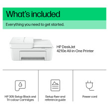 HP Deskjet 4210e All-in-One - Multifunction Printer - Color - Inkjet - 216 x 297 mm HP Deskjet 4210e All-in-One - Multifunction Printer - Color - Inkjet - 216 x 297 mm