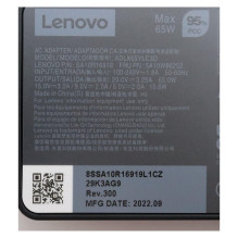 N Lenovo PD 65W 20 / 15 / 9 / 5V 3P WW LTN (5A10W86252) N Lenovo PD 65W 20 / 15 / 9 / 5V 3P WW LTN (5A10W86252)