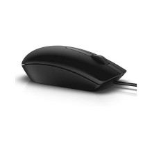 DELL MS116 Pelė, skirta abiem rankoms, USB A tipo, optinė, 1000 DPI (MS116-BK)