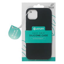 eStuff Madrid Silktouch Silikon dėklas iPhone 14 Plus Black eStuff Madrid Silktouch Silikon dėklas iPhone 14 Plus Black