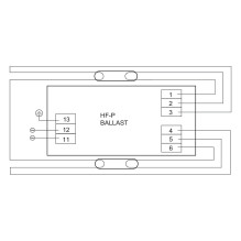 HF-P 258 TL-D III 220-240V 50 / 60Hz DC Vorschaltgerät