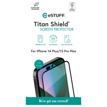 eStuff Titan Shield ekrano apsauga, skirta Apple iPhone 14 Plus / 13 Pro Max, visas dangtelis