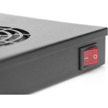 Digitus Oro kondicionierius 483mm 2 ventiliatoriai Black (DN-19 FAN-2-HO-SW)