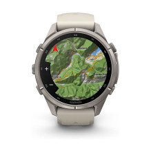 Garmin fenix 9 Pro 43mm Titan Nebelgrau / Sandstein Silikon Garmin fenix 9 Pro 43mm Titan Nebelgrau / Sandstein Silikon