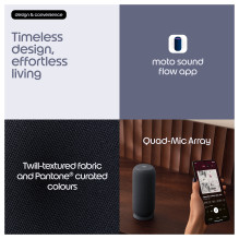Motorola „Moto Sound Flow“ nešiojama „Bluetooth“ „Wi-Fi“ kolonėlė 30W „Sound by Bose“ IP67 12-hourMMB Motorola „Moto Sound Flow“ nešiojama „Bluetooth“ „Wi-Fi“ kolonėlė 30W „Sound by Bose“ IP67 12-hourMMB
