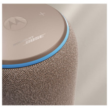 Motorola „Moto Sound Flow“ 30W nešiojama kolonėlė „Sound by Bose Wi-Fi Bluetooth“ IP67 12h pilkai ruda
