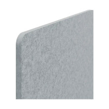 Height-adjustable table divider 80x70cm, grey