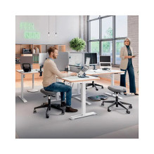 Height-adjustable table divider 80x70cm, grey