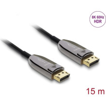 Laidas Delock DeLOCK 87108 DisplayPort 15 m Black Laidas Delock DeLOCK 87108 DisplayPort 15 m Black
