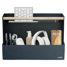 Fabric desk organizer with...