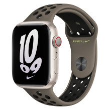 Laikrodis Nike sportinis dirželis 45mm – alyvuogių pilka / juoda Laikrodis Nike sportinis dirželis 45mm – alyvuogių pilka / juoda