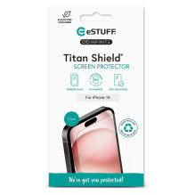 eStuff INFINITE iPhone 16 ekrano apsauga. Titan Shield®