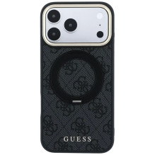 Dėklas Guess PU 4G Ring Stand MagSafe Apple iPhone 18 Pro juodas Dėklas Guess PU 4G Ring Stand MagSafe Apple iPhone 18 Pro juodas