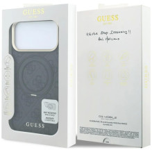 Dėklas Guess PU 4G Ring Stand MagSafe Apple iPhone 18 Pro juodas Dėklas Guess PU 4G Ring Stand MagSafe Apple iPhone 18 Pro juodas