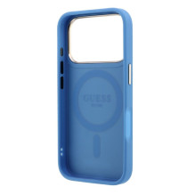 Dėklas Guess PU 4G Ring Stand MagSafe Apple iPhone 18 Pro mėlynas Dėklas Guess PU 4G Ring Stand MagSafe Apple iPhone 18 Pro mėlynas