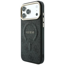 Dėklas Guess PU Leather 4G Gold Frame Embossed MagSafe Apple iPhone 18 Pro juodas Dėklas Guess PU Leather 4G Gold Frame Embossed MagSafe Apple iPhone 18 Pro juodas