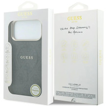 Dėklas Guess PU Leather 4G Gold Frame Embossed MagSafe Apple iPhone 18 Pro juodas Dėklas Guess PU Leather 4G Gold Frame Embossed MagSafe Apple iPhone 18 Pro juodas