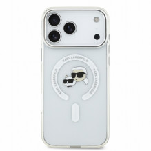 Dėklas Karl Lagerfeld IML K&amp;CH Heads Metal Frame MagSafe Apple iPhone 18 Pro Max