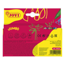 JOVI Vaškinės kreidelės Jumbo, 12 stirnų JOVI Vaškinės kreidelės Jumbo, 12 stirnų