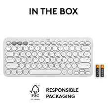 PEBBLE KEYS 2 K380S TONAL WHITE PEBBLE KEYS 2 K380S TONAL WHITE