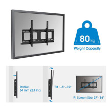 Manhattan Outdoor TV-Wandhalterung 37-86" 80kg Manhattan Outdoor TV-Wandhalterung 37-86" 80kg