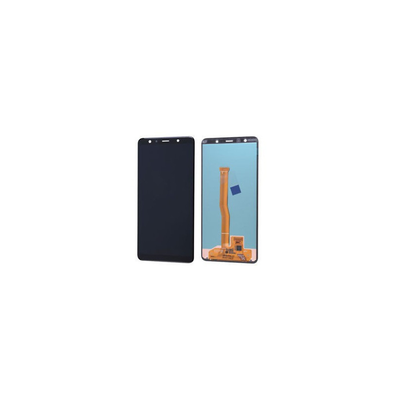 LCD screen Samsung A750 A7 2018 with touch screen Black original (service pack)