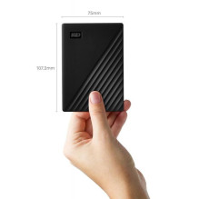 Išorinis kietasis diskas HDD WD My Passport 2TB Black (WDBYVG0020BBK-WESN)