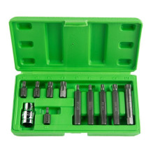 1 / 2" SPLINE SOCKET SET, 11 PCS. DS1216 1 / 2" SPLINE SOCKET SET, 11 PCS. DS1216