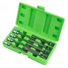 3 / 8" PAVAROS 110 MM (ILGIO) ŽVAIGŽDĖS "TORX" TIPO GALVUČIŲ-ANTGALIŲ RINKINYS, 8VNT. DS1233
