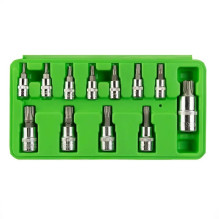 "STAR PLUS" "TORX" GALVUČIŲ-ANTGALIŲ RINKINYS 1 / 4", 3 / 8", 1 / 2' PAVAROS, 12VNT DS1236
