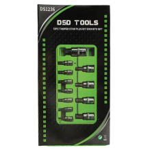 "STAR PLUS" "TORX" GALVUČIŲ-ANTGALIŲ RINKINYS 1 / 4", 3 / 8", 1 / 2' PAVAROS, 12VNT DS1236