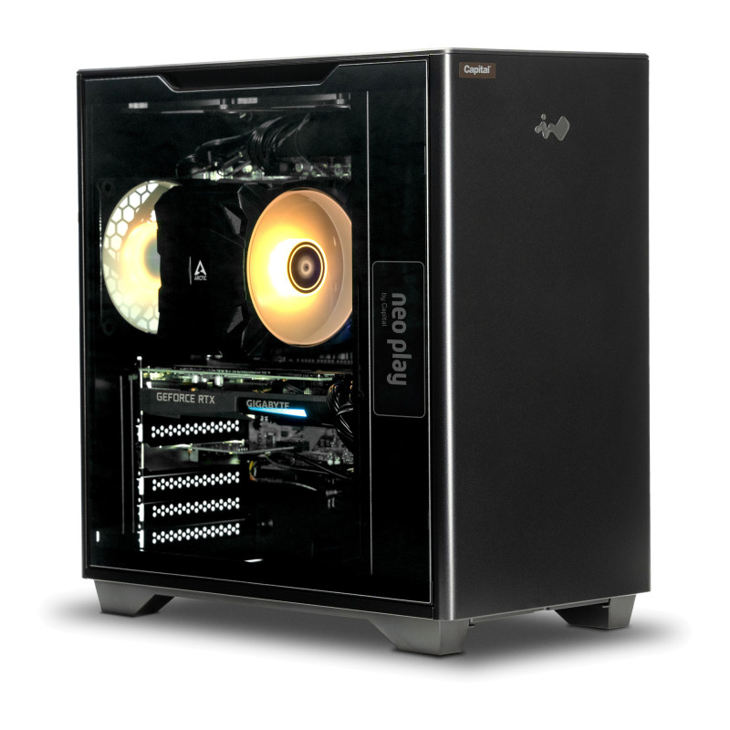 „Neo Play Pro L3“ / Intel „Ultra 7“ 265KF / RTX 5070 / 32GB DDR5 / 1TB SSD / „Wi-Fi“ / W11H / 2YW